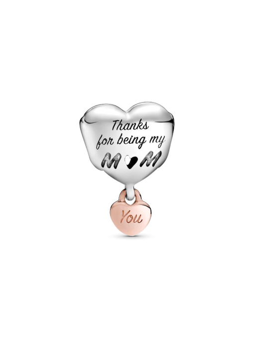 Love You Mom Heart Charm - Image 6