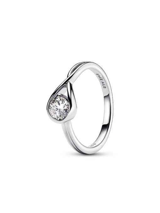 Pandora Infinite Sterling Silver Lab-grown Diamond Ring - Image 3