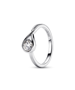 Pandora Infinite Sterling Silver Lab-grown Diamond Ring
