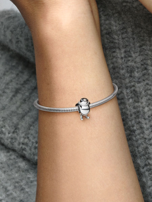 Skiing Penguin Charm - Image 2