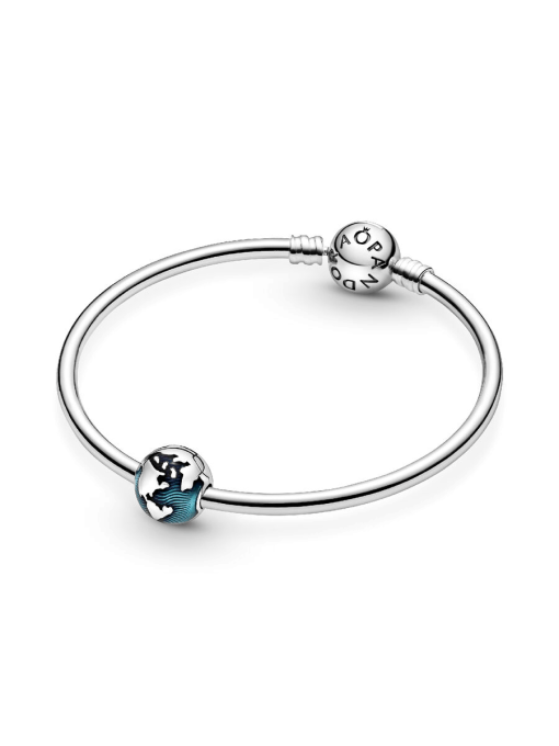 Blue Globe Clip Charm - Image 3