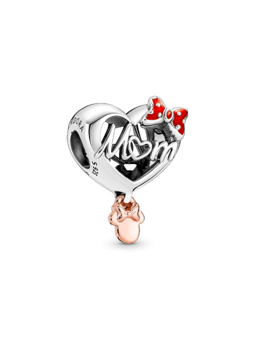 Disney Minnie Mouse Mom Heart Charm