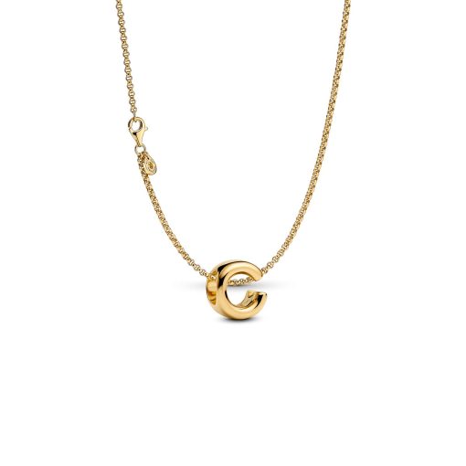 Letter C Charm Necklace