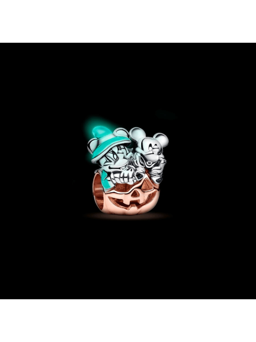 Disney Mickey Mouse & Minnie Mouse Halloween Pumpkin Charm - Image 6