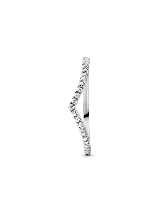 Sparkling Wishbone Ring - Image 5