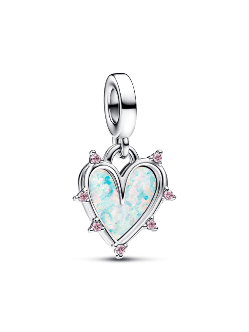 Friendship Opalescent Double Dangle Charm - Image 3