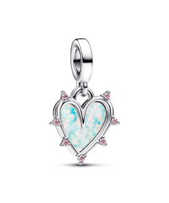 Friendship Opalescent Double Dangle Charm