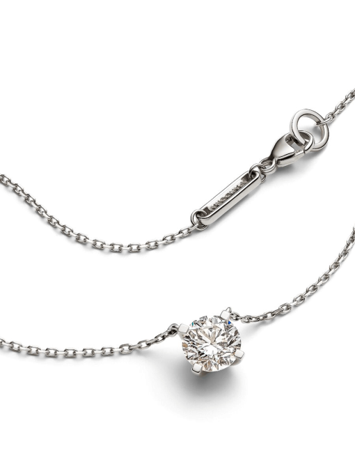 Pandora Era 14k White Gold Lab-grown Diamond Pendant Necklace - Image 5