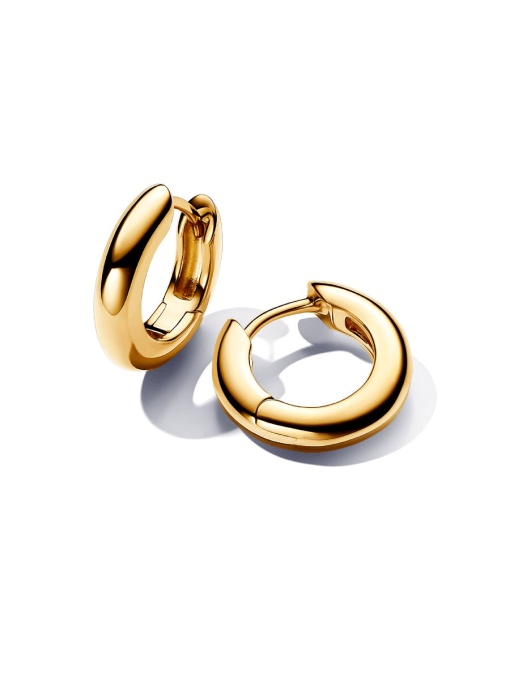 Round Hoop Earrings