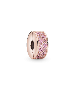 Pink Pave Clip Charm