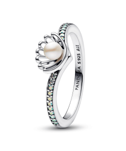 Disney Princess Ariel Shell Treated Freshwater Cultured Pearl Ring