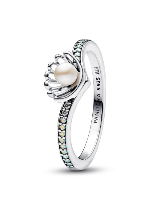 Disney Princess Ariel Shell Treated Freshwater Cultured Pearl Ring