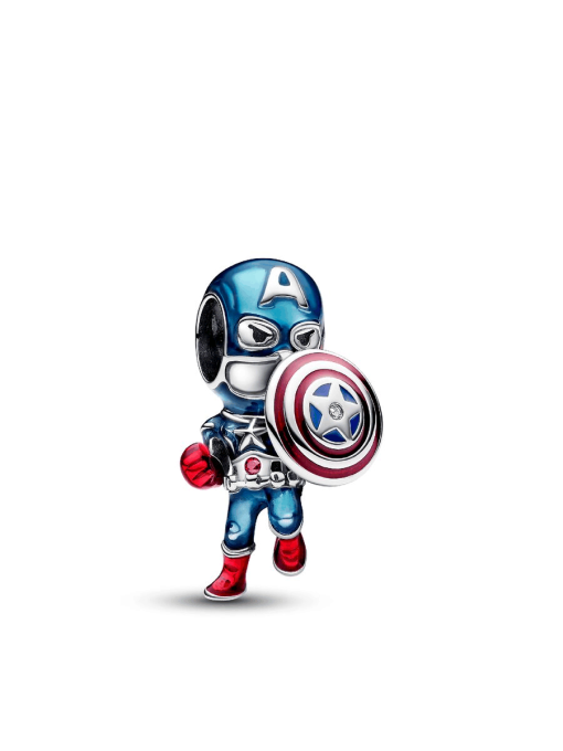 Captain America Charm Necklace Set - Image 3