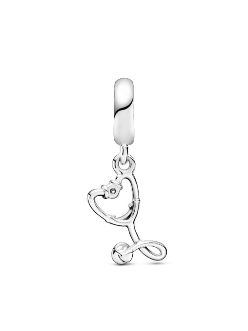 Stethoscope Heart Dangle Charm - Image 6