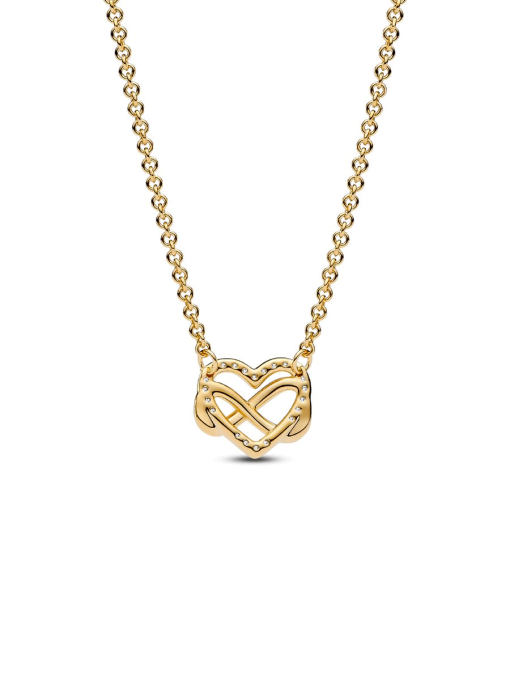 Sparkling Infinity Heart Collier Necklace - Image 5