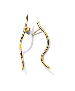 Organically Shaped Wire Stud Earrings