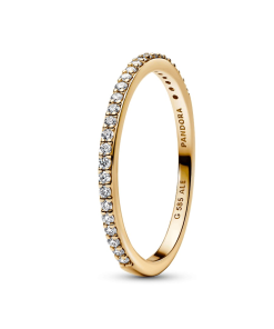 Pandora Era 14k Gold Lab-grown Diamond Half Eternity Pave Band Ring