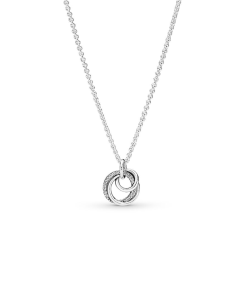 Family Always Encircled Pendant Necklace