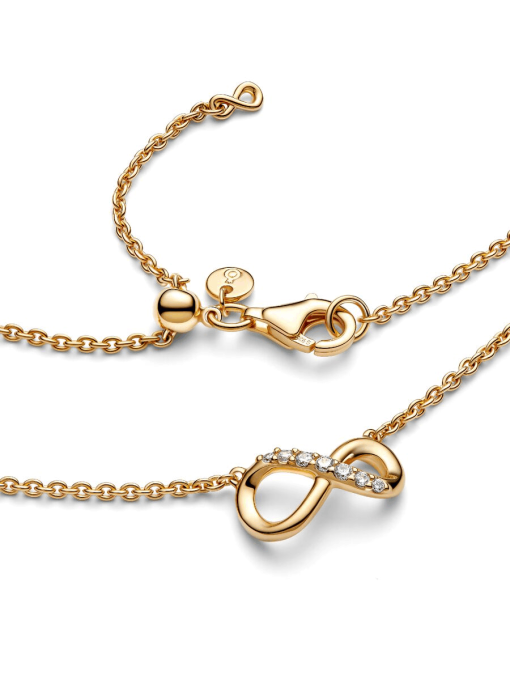 Sparkling Infinity Collier Necklace - Image 5