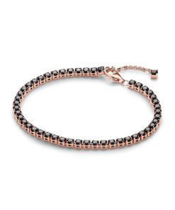 Black Sparkling Tennis Bracelet