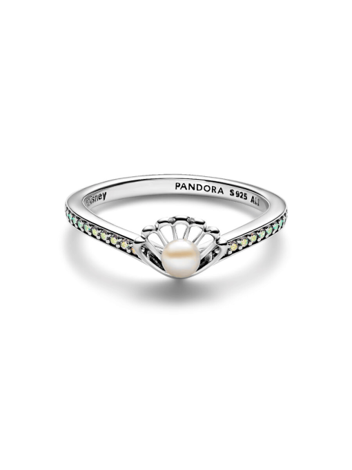 Disney Princess Ariel Shell Treated Freshwater Cultured Pearl Ring - Image 5