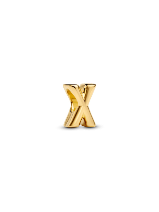 Letter X Charm Necklace - Image 3