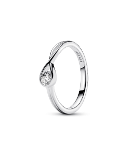 Pandora Infinite Sterling Silver Lab-grown Diamond Ring