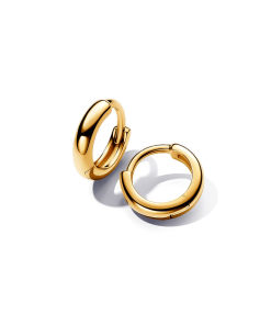 Round Huggie Hoop Earrings