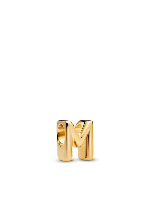 Letter M Charm Necklace - Image 3