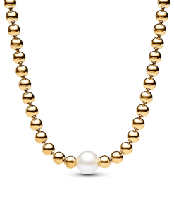 Treated Freshwater Cultured Pearl & Beads Collier Necklace