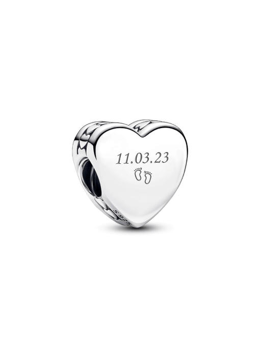 Engravable Heart Charm - Image 4