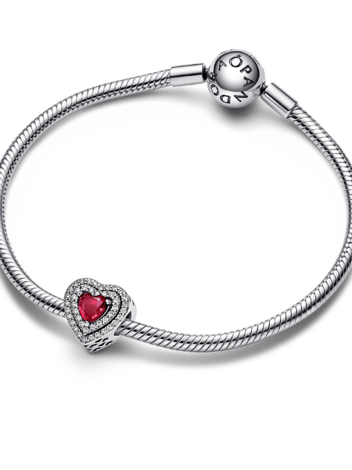 Sparkling Levelled Heart Charm - Image 4