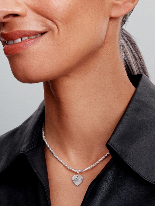 Engravable Love Heart Dangle Charm - Image 4