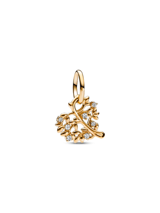 Sparkling Heart & Family Tree Dangle Charm - Image 3