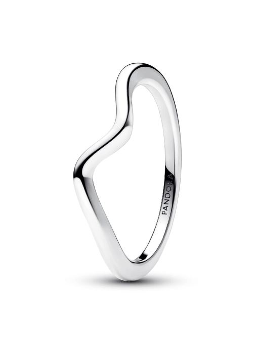 Polished Wave Ring - Image 3