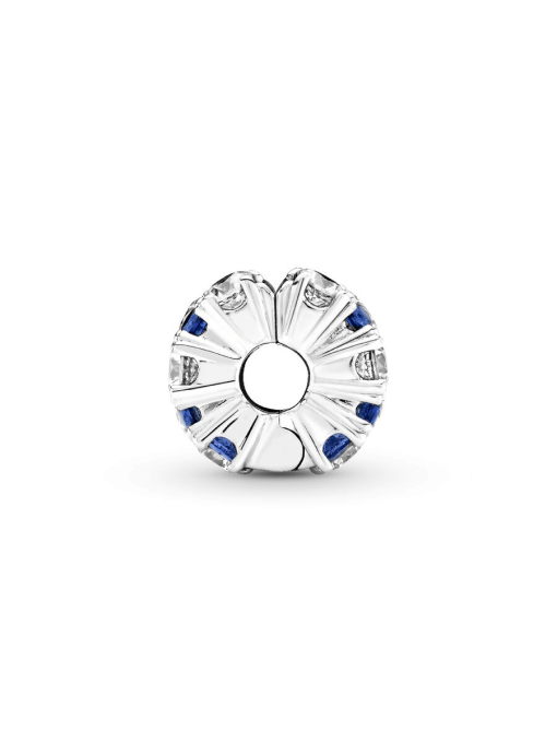 Clear & Blue Sparkling Clip Charm - Image 4