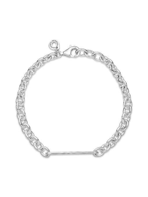 Engravable Bar Link Bracelet - Image 7