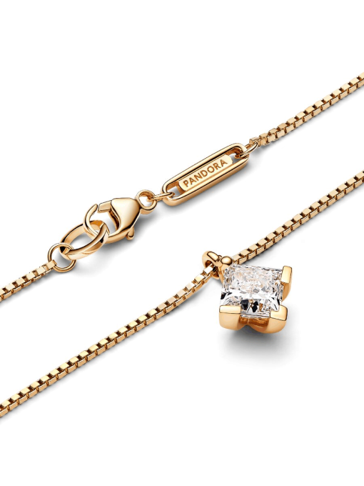 Pandora Nova 14k Gold Lab-grown Diamond Pendant Necklace - Image 5