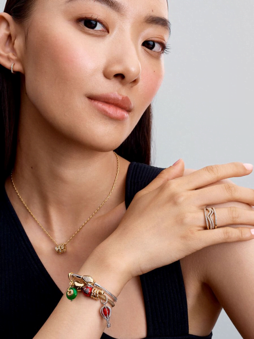 Sparkling Huggie Hoop Earrings - Image 5