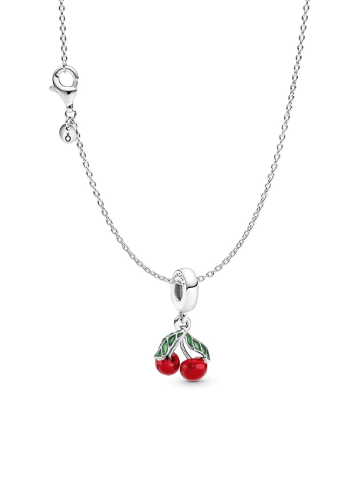 Megan's Cherry Charm Necklace Set - Image 2