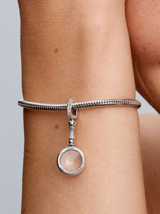Magnifying Glass Dangle Charm - Image 2