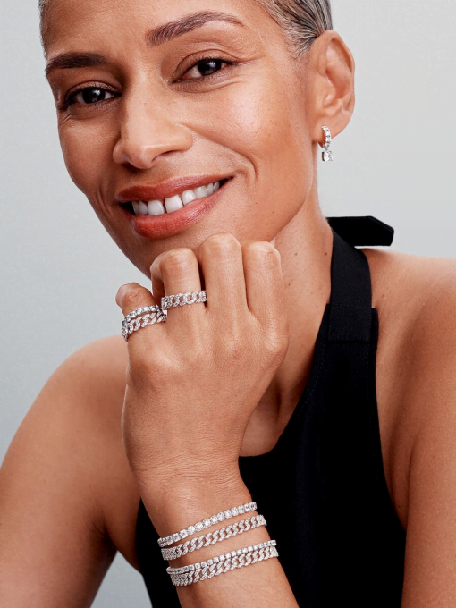 Pandora Timeless Pave Cuban Chain Bracelet - Image 6