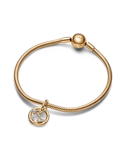 Pisces Zodiac Dangle Charm Bracelet Set