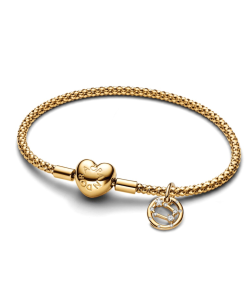 Gemini Zodiac Dangle Charm Studded Bracelet Set