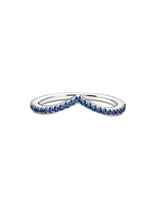 Pandora Timeless Wish Sparkling Blue Ring - Image 6