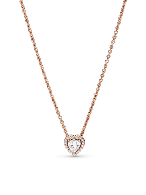 Sparkling Heart Collier Necklace