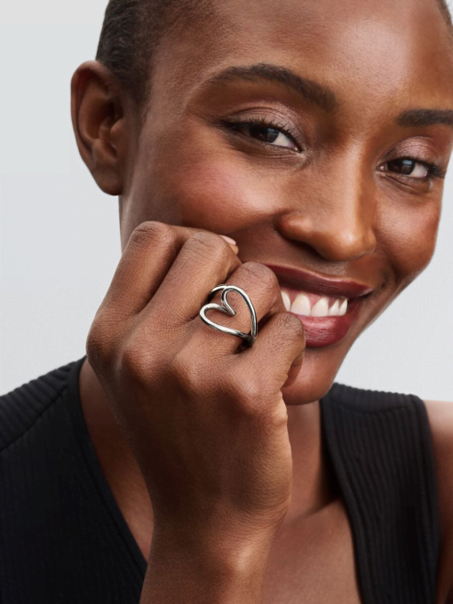 Organically Shaped Heart Ring - Image 4