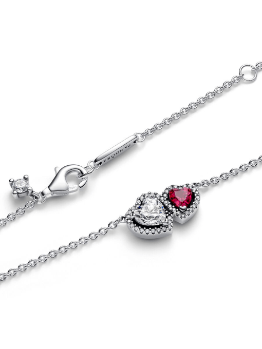 Halo Hearts Pendant Necklace - Image 6