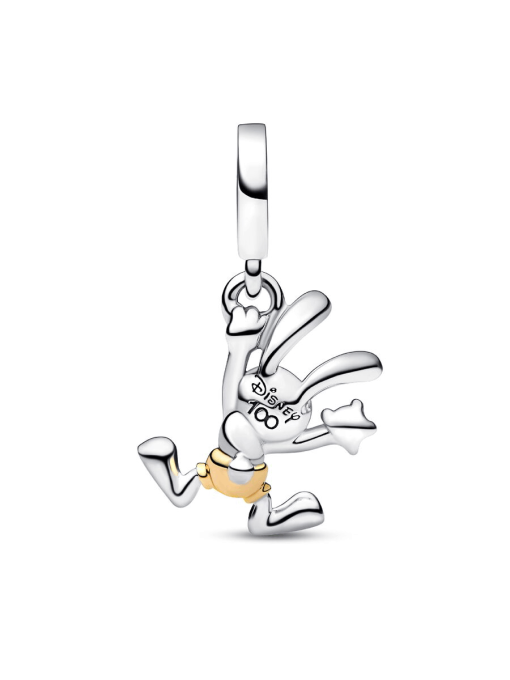 FINAL SALE - Disney 100th Anniversary Oswald Lab-grown Diamond Dangle Charm - Image 4