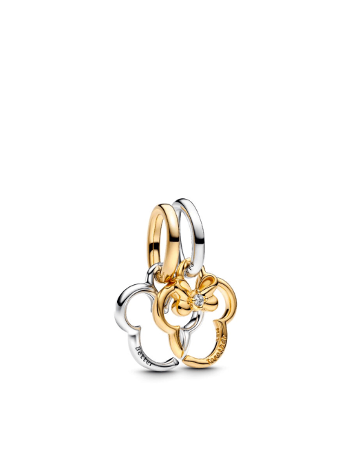 Disney Mickey Mouse & Minnie Mouse Splittable Dangle Charm - Image 2